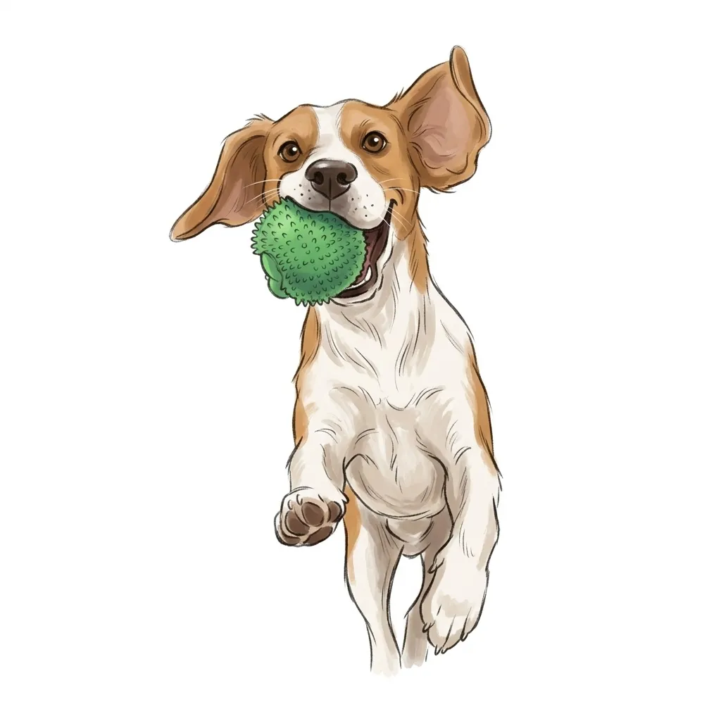 Fetch! sticker in Whimsical Storybook