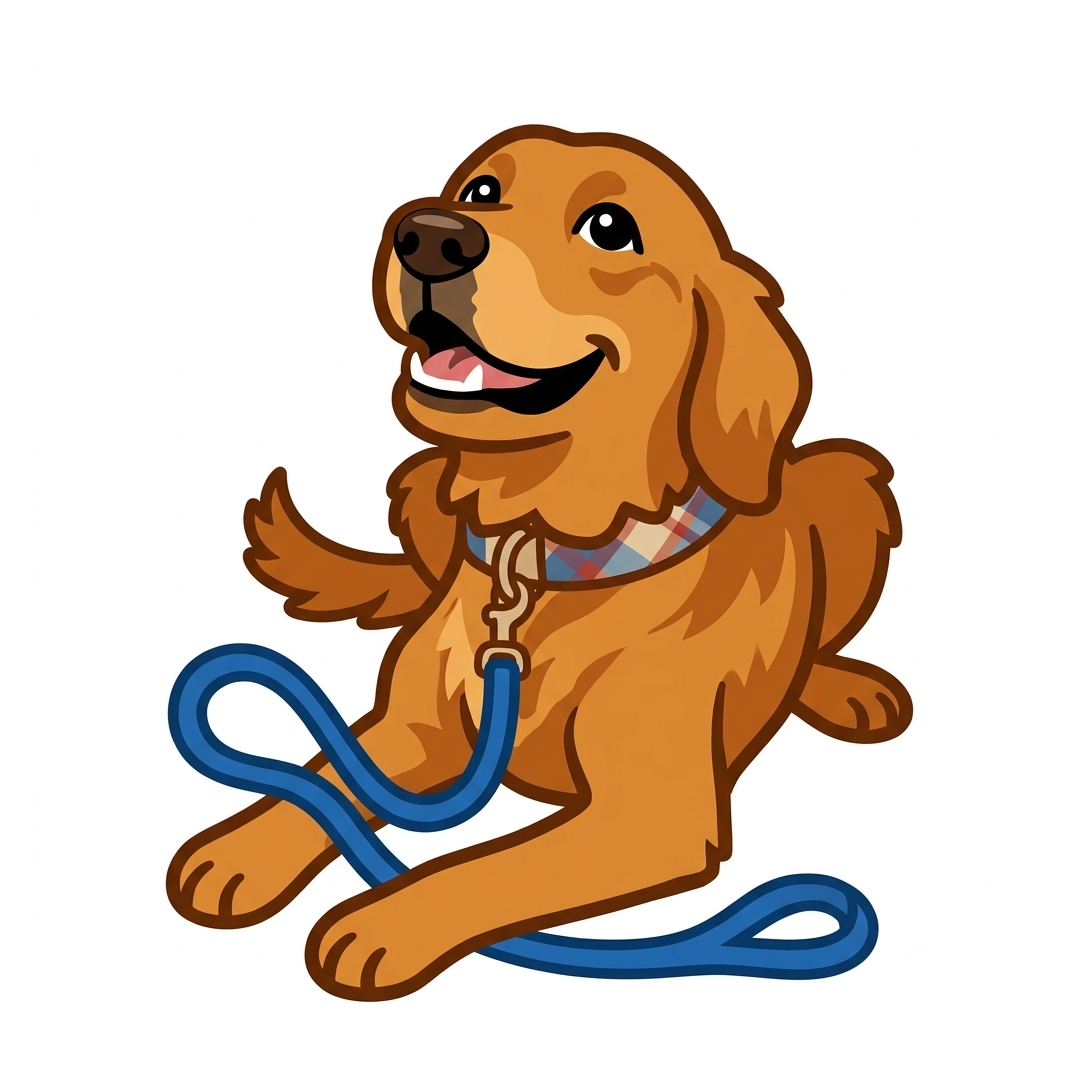 Golden Retriever sticker — Emoji